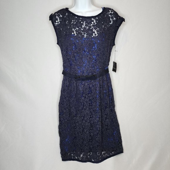 Nanette Lepore around the world dress size 8 in Navy - Picture 1 of 4